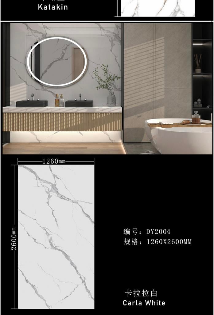 Panneau Pvc marbre murale 122cmx280cm 3mm, Enlèvement, Neuf, 100 à 150 cm, 200 cm ou plus