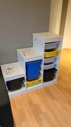 Lack tafel en stoel - draaizetel - Trofast kast + bakken, Ophalen, Gebruikt, 50 tot 100 cm, 50 tot 75 cm