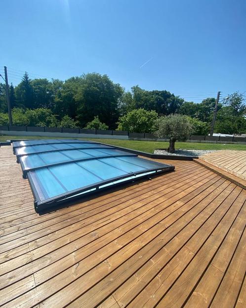 Abris de piscine bas en kit, Tuin en Terras, Zwembad-toebehoren, Nieuw, Afdekzeil, Ophalen