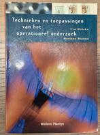 Technieken en toepassingen van het operationeel onderzoek, Enlèvement ou Envoi, Utilisé, Yvo Dirickx; Marleen Teunen