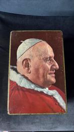 Paus Johannes XXIII Angelo Giuseppe Roncalli blikken doos, Ophalen of Verzenden, Zo goed als nieuw