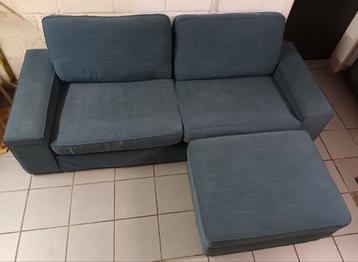 Bank Ikea KIVIK + voetsteun beschikbaar voor biedingen