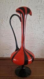 Vintage  vaas 48 cm, Ophalen, Zo goed als nieuw, Zwart, Minder dan 50 cm