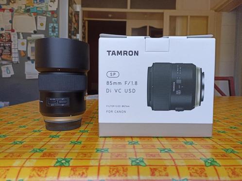 Tamron SP 85mm f1.8 Di VC USD (Canon EF), Audio, Tv en Foto, Foto | Lenzen en Objectieven, Gebruikt, Telelens, Ophalen
