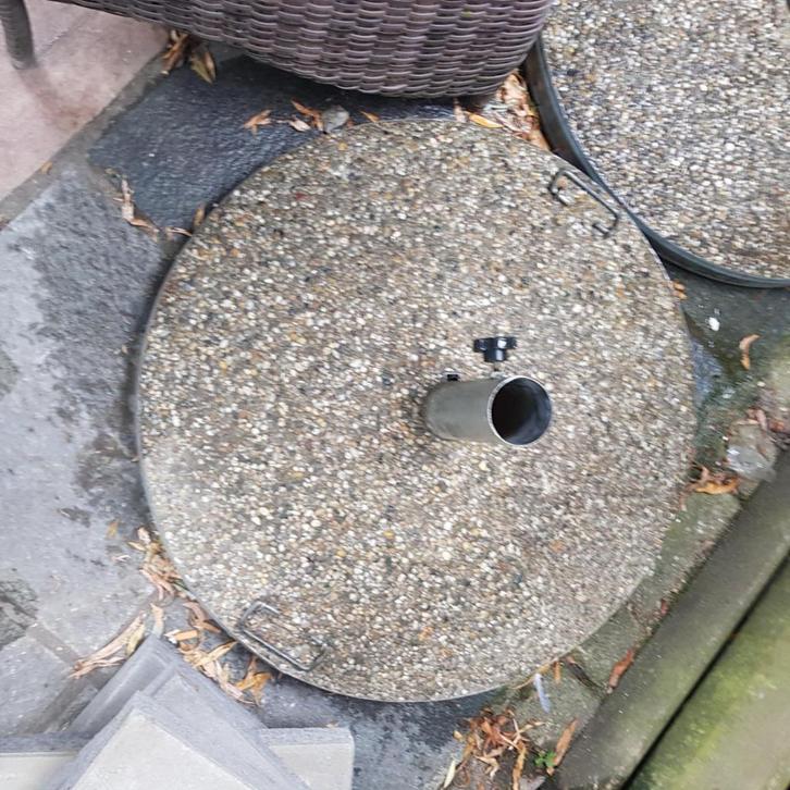 PARASOL-voeten en zware blokken., Huis en Inrichting, Overige Huis en Inrichting, Gebruikt, Ophalen