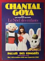 CHANTAL GOYA - AFFICHETTE ORIGINALE ! 41/55 CM, Collections, Posters & Affiches, Musique, Utilisé, Enlèvement ou Envoi, Rectangulaire vertical