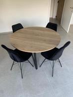 Ronde eettafel, Ophalen, Rond, Zo goed als nieuw, Vier personen