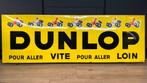Emaille Reclamebord Dunlop, Ophalen of Verzenden, Zo goed als nieuw, Reclamebord