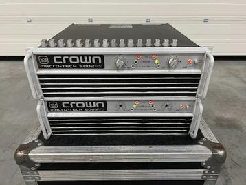 2x Crown Macro-Tech 5002VZ defect + 18x knoppen beschikbaar voor biedingen