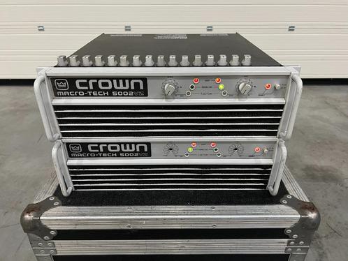 2x Crown Macro-Tech 5002VZ defect + 18x knoppen, Audio, Tv en Foto, Luidsprekerboxen, Niet werkend, Ophalen
