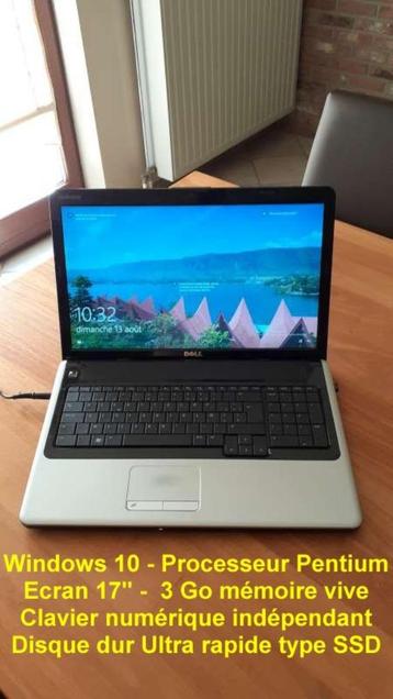 PC Portable Dell - Windows 10 - 17 pouces