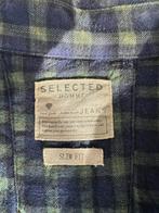 Geruit hemd Selected Homme in perfecte staat, Kleding | Heren, Overhemden, Blauw, Ophalen of Verzenden, Zo goed als nieuw, Halswijdte 41/42 (L)