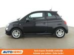 Fiat 500 1.2 S (bj 2017, automaat), Auto's, Fiat, 4 zetels, Gebruikt, Zwart, Leder