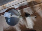Satelliet schotel + statief + decoder tv vlaanderen, Ophalen, Gebruikt