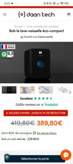 Lave vaisselle bob URGENT!, Electroménager, Lave-vaisselle, Enlèvement ou Envoi, Programme court, Moins de 10 litres, Comme neuf