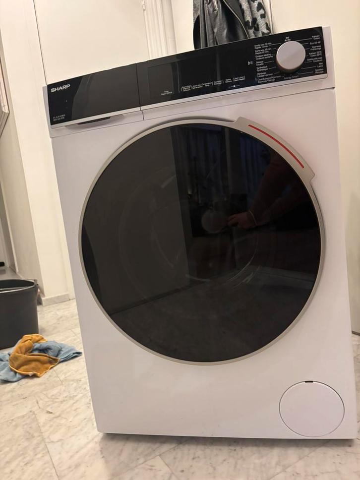 Wasmachine Sharp, Electroménager, Lave-linges séchants, Comme neuf, Enlèvement