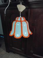 Vintage oranje Lotusbloem hanglamp, Ophalen of Verzenden, Zo goed als nieuw, Kunststof, Vintage retro
