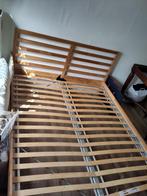 tweepersoonsbed, Ophalen, Gebruikt, Bruin, Tweepersoons