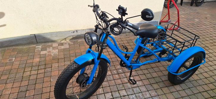 Elektrische driewieler met manuele versnellingen, Fietsen en Brommers, Elektrische fietsen, Zo goed als nieuw, Ophalen