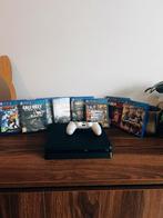 Playstation 4 + 8 Games, 1 speler, Zo goed als nieuw, Vanaf 7 jaar, Ophalen