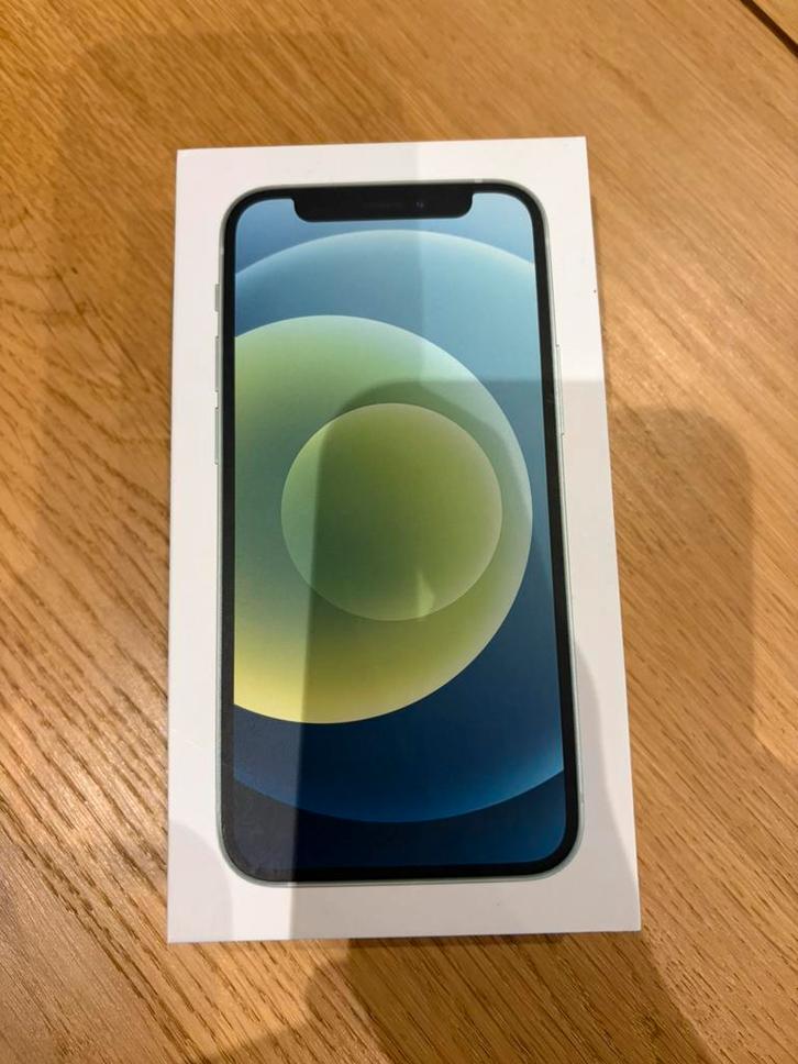 Apple iPhone 12 mini Green 64GB + Lader en cover, Telecommunicatie, Mobiele telefoons | Apple iPhone, 64 GB, iPhone 12 Mini, Groen