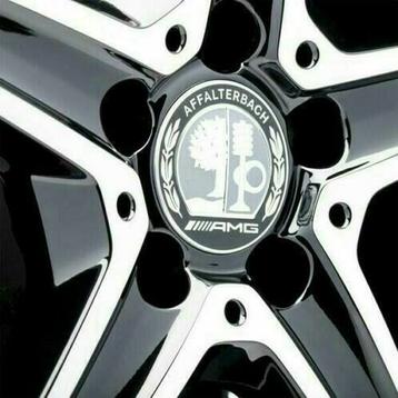 Mercedes Benz Amg zwarte naafdoppen dia 75 mm A0004003100 beschikbaar voor biedingen
