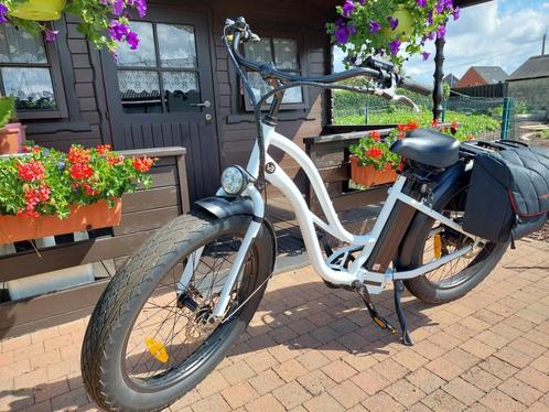 Elektrische Beach Cruiser, Fietsen en Brommers, Elektrische fietsen, Zo goed als nieuw, 47 tot 51 cm, Ophalen