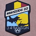 349 SQN Koksijde 2022, Ophalen of Verzenden, Luchtmacht, Embleem of Badge