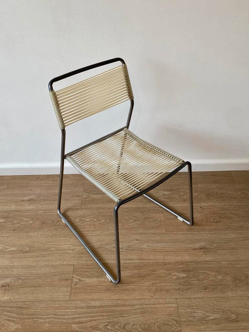 Lisa Norinder Melker stoel, Maison & Meubles, Chaises, Utilisé, Une, Synthétique, Métal, Blanc, Enlèvement