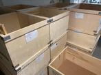 Stock de caisses en bois sans couvercles ni fond, Doe-het-zelf en Bouw, Kratten en Dozen, Ophalen, Zo goed als nieuw