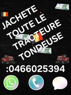 J'achete tout le tracteure tondeuse dans tout rerion Belgiq, Enlèvement
