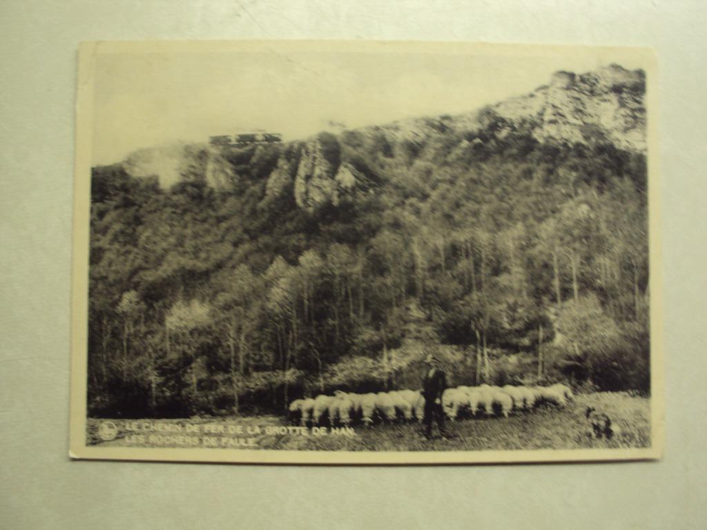 54378 - LE CHEMIN DE FER DE LA GROTTE DE HAN - ZIE 2 FOTO'S, Collections, Envoi