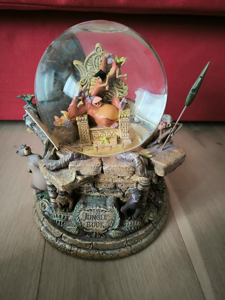 Sneeuwbol én muziekdoos 'Jungle Book' Disney, Verzamelen, Disney, Zo goed als nieuw, Ophalen
