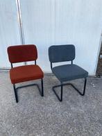 32 eetkamerstoelen horeca restaurant stoel teddy stof nieuw, Huis en Inrichting, Ophalen, Overige kleuren, Nieuw, Metaal