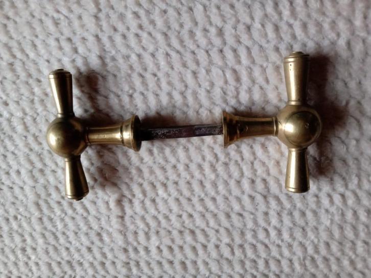 Zeer mooie antieke bronzen deurklinken 1930, Antiek en Kunst, Antiek | Brons en Koper, Brons, Ophalen of Verzenden