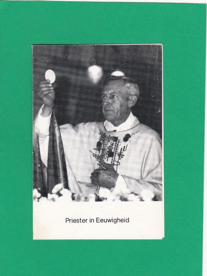 DP Priester Renier Cardinaels, Verzamelen, Bidprentjes en Rouwkaarten, Bidprentje, Verzenden