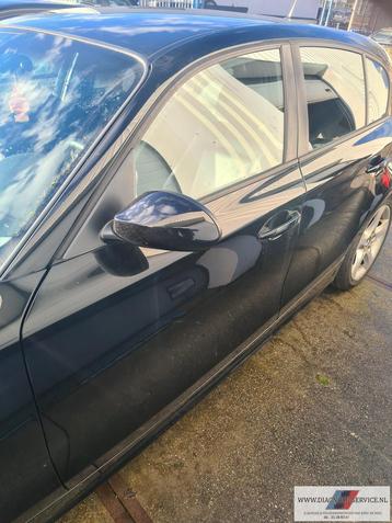 BMW 1er E87 links buiten spiegel  zwart beschikbaar voor biedingen