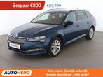 Skoda Superb 1.4 Plug-in Hybrid Ambition iV (bj 2022), Auto's, Skoda, Stof, Gebruikt, Blauw, 1395 cc