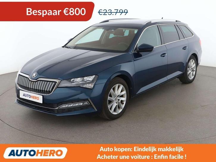 Skoda Superb 1.4 Plug-in Hybrid Ambition iV (bj 2022), Auto's, Skoda, Te koop, Superb, ABS, Achteruitrijcamera, Adaptive Cruise Control
