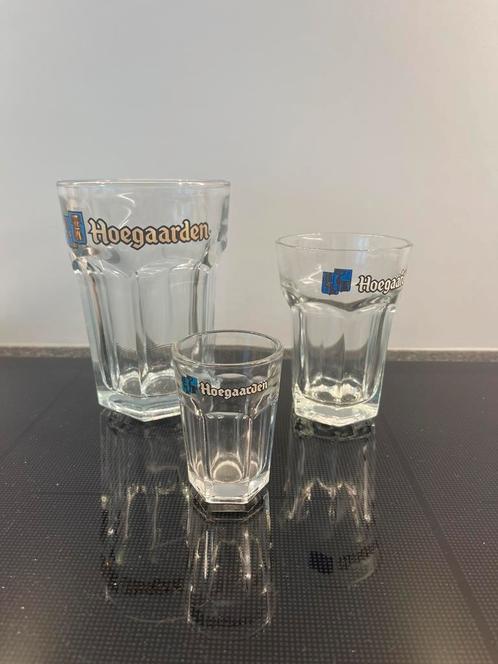 Hoegaarden Bierglazen (Set van 3), Verzamelen, Glas en Drinkglazen, Nieuw, Ophalen of Verzenden