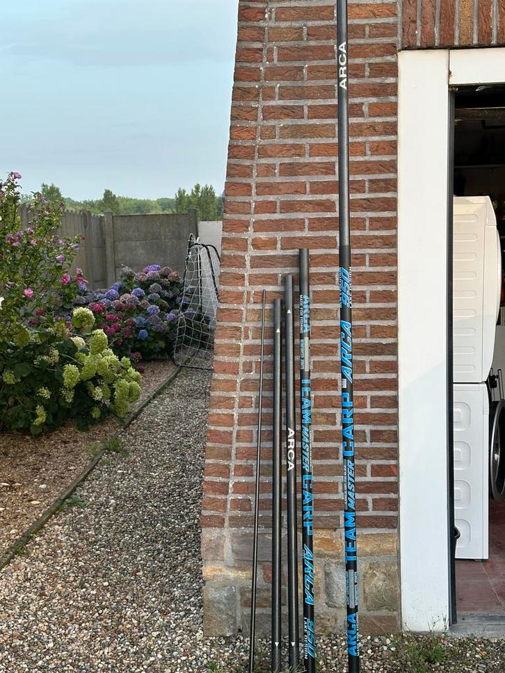 2 x Arca Carp lijnen van 9m tot 10m, Watersport en Boten, Hengelsport | Karpervissen, Zo goed als nieuw, Ophalen