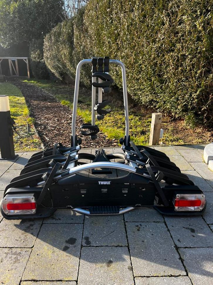 Thule fietsendrager euroway G2 923, Auto diversen, Fietsendragers, Zo goed als nieuw, Trekhaakdrager, 3 fietsen of meer, Ophalen
