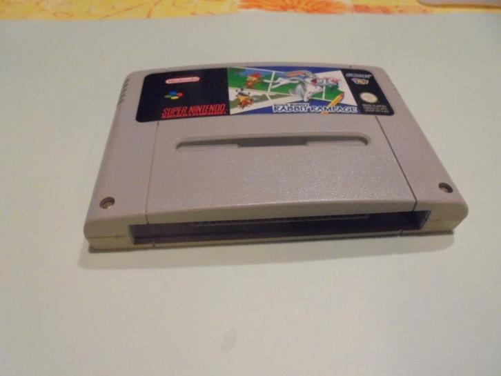 Super Nintendo Bugs Bunny Rabbit Rampage (orig), Games en Spelcomputers, Games | Nintendo Super NES, Gebruikt, Verzenden