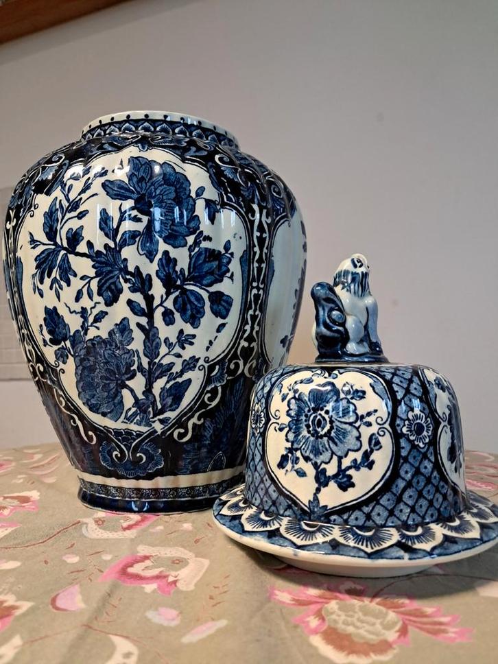 Blauwe vaas, Antiek en Kunst, Antiek | Vazen, Ophalen