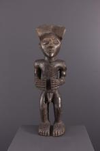 Art Africain - Figure de chef Chokwe Mwanangana, Antiquités & Art, Enlèvement ou Envoi
