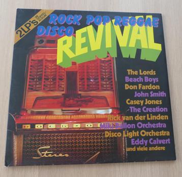 2LP Rock Pop Reggae Disco Revival   beschikbaar voor biedingen