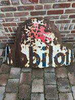 Emaille Mobiloil, Ophalen of Verzenden, Zo goed als nieuw