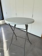 Receptietafel diameter 80cm inclusief hoezen, Ophalen, Zo goed als nieuw