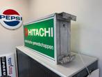 HITACHI oude reclame lichtbak, Verzamelen, Ophalen, Gebruikt, Lichtbak of (neon) lamp