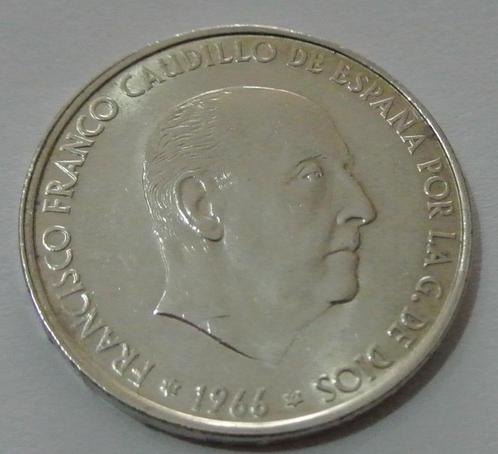 ESPAGNE 100 PESETAS 1966 ARGENT, Timbres & Monnaies, Monnaies | Europe | Monnaies non-euro, Monnaie en vrac, Autres pays, Argent